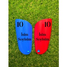 Armadura Kişiye Özel Tekmelik - Renkli-Mavi Kırmızı - 1 Takım (012)