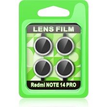 Lims Store Newface Xiaomi Redmi Note 14 Pro 5g Raze Metal Kamera Lens - Gümüş