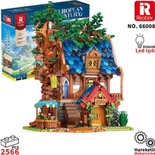 Reobrix 66008 Ağaç Evi Yaratıcı Yapı Blok Seti Building Blocks (Tree House)- 2566 Parça