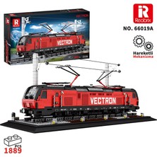 Reobrix Technic 66019 Yolcu Treni Vectron (European Electric Passenger Train) Yaratıcı Yapı Blok Seti Building Blocks - 1757 Parça