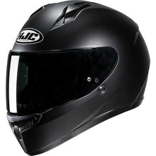 Hjc C10 Kapalı Kask Mat Siyah Suya Dayanıklı XL Beden ile 4 Mevsim Kullanım İçin Uygun