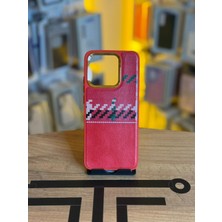 Avcı Teknoloji Market Redmi 10C Uyumlu Piksel Desenli ve Deri Detaylı Premium Stil Kılıf