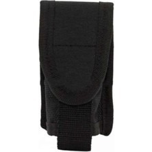 Kordak Siyah Biber Gazı Kılıfı - Kemer ve Palaska Uyumlu Taktik Taşıma Kılıfı