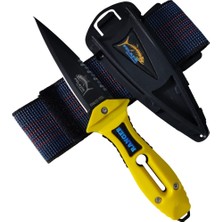 Kol Bandı + Pelajik Ranger Pro Şiş Kakıçlı Paslanmaz Çelik Zıpkıncı Dalış Outdoor Av Bıçağı