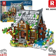 Reobrix 66045 Değirmen Evi Yaratıcı Yapı Blok Seti Building Blocks (Europen Century Mill House)- 1873 Parça