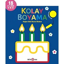 Belle Fusion Mey Ithalat® Kolay Boyama Doğum Günü Resim Kitabım