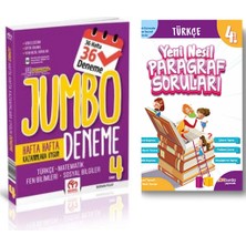 Model Eğitim Yayıncılık 4. Sınıf Jumbo Tüm Dersler Deneme ve Yeni Nesil Paragraf