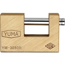 Başaranlar Kayar Milli Asma Kilit 80MM YM-3080 Pirinç