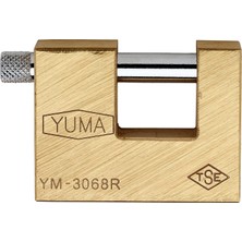 Başaranlar Kayar Milli Asma Kilit 68MM YM-3068 Pirinç