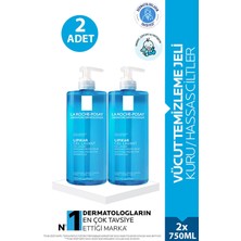 La Roche-Posay La Roche Posay Lipikar Gel Lavant 750 ml 2 Adet