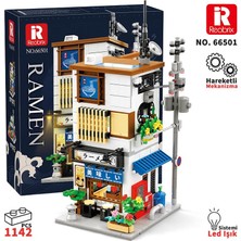 Reobrix 66501 Ramen Evi Yaratıcı Yapı Blok Seti Building Blocks (Ramen House) - 1142 Parça