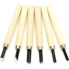 Samur 6'lı Ahşap Oyma Seti, Ahşap Şekillendirme Bıçak Seti, Oyma Bıçak Seti