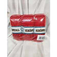 Ören Bayan Kristal Kırmızı El Örgü Ipi (3 Adet) - Renk: 033