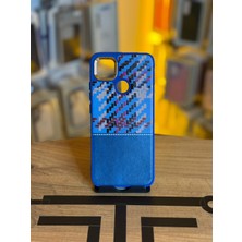 Avcı Teknoloji Market Redmi 10A Uyumlu Piksel Desenli ve Deri Detaylı Premium Stil Kılıf