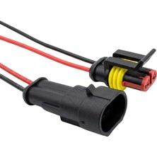 İTHAL Super Seal Konnektör Kablolu Takım - Erkek/dişi (2 Pin)