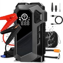 farissu Arada Taşınabilir Akü Takviye Cihazı (4000A) & Hava Kompresörü (150 Psı) - 20000MAH Powerbank