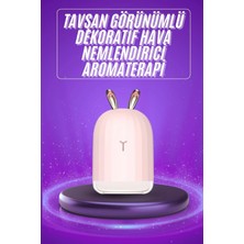 Lims Store Aromaterapi Hava Nemlendirici Dekoratif USB Şarjlı Tavşan Nemlendirici