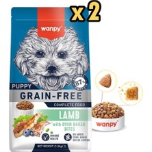 Wanpy Tahılsız Kuzulu Yavru Köpek Maması 1,5 kg x 2 Adet