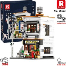 Reobrix 66503 Oyun Mağazası Yaratıcı Yapı Blok Seti Building Blocks (Arcade Game Store) - 984 Parça