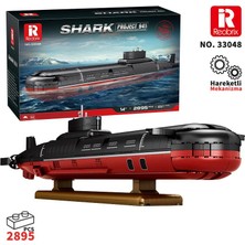 Reobrix 33048 Nükleer Denizaltı Yaratıcı Yapı Blok Seti Building Blocks (Shark Project 941)- 2895 Parça