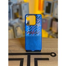 Avcı Teknoloji Market Redmi 10C Uyumlu Piksel Desenli ve Deri Detaylı Premium Stil Kılıf