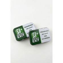 Smoke Exit 2 Adet Sigara Bıraktırma ve Etkilerini Temizlemek Için Geliştirilmiş Bitkisel Şeker