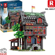 Reobrix 66017 Haçlı Hanı Yaratıcı Yapı Blok Seti Building Block (Medieval Tavern The Crusader's Inn)- 2953 Parça