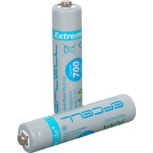 Efcell Extreme Life+ Aaa 700MAH 1.2V Şarj Edilebilir Pil