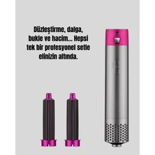 Lims Store 5 Parça Saç Şekillendirme Seti Düzleştirme Dalga ve Bukle Yapma