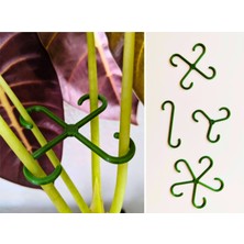 Yami Design Bitki Gövde Destek ve Sabitleme Klipsi | Dikey Büyüme Için Pratik Bitki Tutucu (4'lü Set)