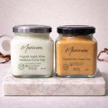 Doğal Çikolata Yapım Seti – Organik Ham Kakao 120G & Soğuk Sıkım Hindistan Cevizi Yağı 300 ml (%100 Katkısız)