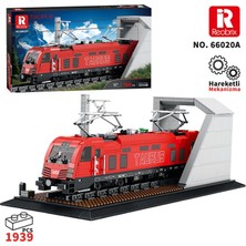 Reobrix Technic 66020 Avrupa Elektrikli Yolcu Treni (Taurus European Electric Passenger Train) Yapı Blok Seti Building Blocks - 1939 Parça