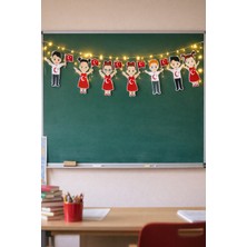 Okavango 23 Nisan Süsü Elele Tutuşançocuklar Benner 23 Nisan Süsleri 3 Metre Peri LED