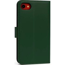 Lims Store Newface Apple iPhone 7 Trend S Plus Kapaklı Kılıf - Yeşil