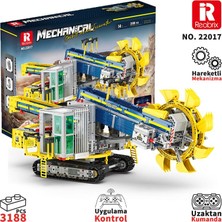 Reobrix Technic 22017 Kepçeli Ekskavatör Kumandalı&motorlu Yapı Blok Seti Building (Bucket Wheel EXCAVATOR)-3188PARÇA
