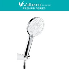 Türkiye Nalbur Valtemo Venotto Krom El Duşu Seti Neoflex Pvc Patlamaz Hortumlu (7614)