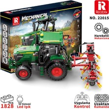 Reobrix Technic 22015 Rc Traktör (John Deere 6130 R) Kumanda&motorlu Yaratıcı Yapı Blok Seti Building Blocks - 1664 Parça