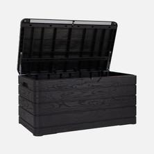 Saraçoğlu Hırdavat Toomax Bahçe Depolama Dolabı, Sandığı, Plastik Dolap Antrasit 500 Lt