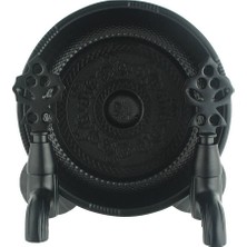 vitrinbanyo Ikili Osmanlı Musluğu ve Hamam Tası Siyah