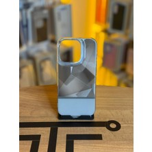Avcı Teknoloji Market iPhone 16 Pro Uyumlu Kristal Görünümlü Geometrik Desenli Parlak Kılıf