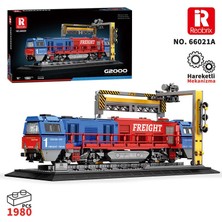 Reobrix Technic 66021 Avrupa Yük Treni G2000 (European Freight Train) Yaratıcı Yapı Blok Seti Building Blocks - 1980 Parça