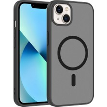 Kılıfist iPhone 15 Kılıf M-Safe Şarj Özellikli Zore Babet Kapak - Siyah