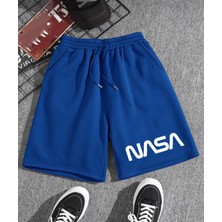 Punix Kids Özel Üretim Nasa Baskılı Kız-Erkek Çocuk Çift Cep Yeni Trend Bermuda Şort