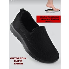 Ayakkabı Ülkesi Tam Ortopedi Bağsız Hafif Taban Günlük Erkek Kadın Unisex Spor Ayakkabı Yazlık Esnek Hafif Taban Eva