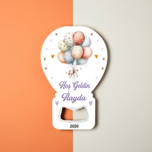 reklamalani.com 20 Adet Balon Temalı Magnet Açacak Yeni Doğan, Doğum Günü,  Bebek Hediyelik Magneti