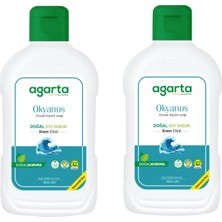 Agarta Doğal Krem Etkili Sıvı Sabun Okyanus 1500 ml * 2 (3000 Ml)