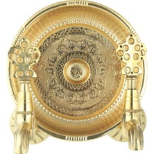 vitrinbanyo Ikili Osmanlı Musluğu ve Hamam Tası Gold Altın