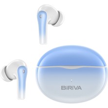 Biriva T62 Bluetooth 6.0 Oyun Modlu Kablosuz Kulaklık Enc Gürültü Engelleme, Yüksek Ses Performansı