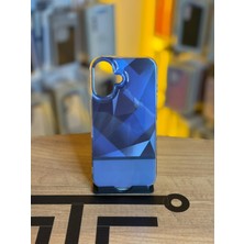 Avcı Teknoloji Market iPhone 16 Uyumlu Kristal Görünümlü Geometrik Desenli Parlak Kılıf