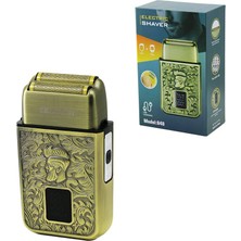 K-yonlineticaret Seyahat Tipi 2ın1 LCD Ekran Günlük Sıfır Sakal - Çizim Başlık Traş Makinesi USB Şarjlı Cep - Çanta B